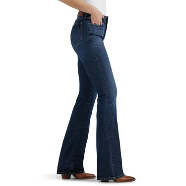 Wrangler Women's BeSpoke High Rise Lacey Bootcut Jean (Dark Indigo) Size 29X34