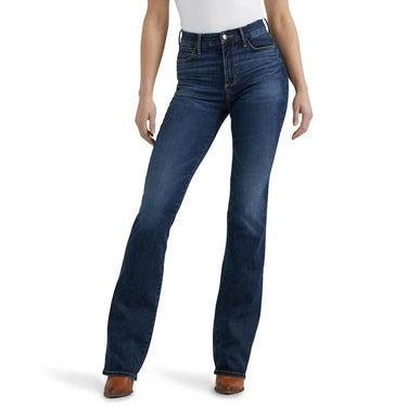 Wrangler Women's BeSpoke High Rise Lacey Bootcut Jean (Dark Indigo) Size 29X34