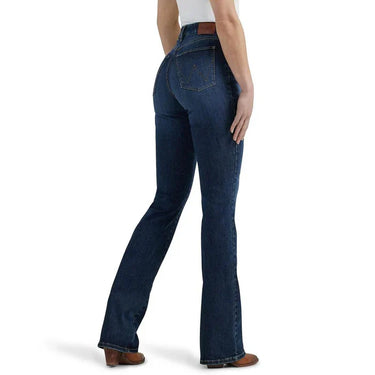 Wrangler Women's BeSpoke High Rise Lacey Bootcut Jean (Dark Indigo) Size 29X34