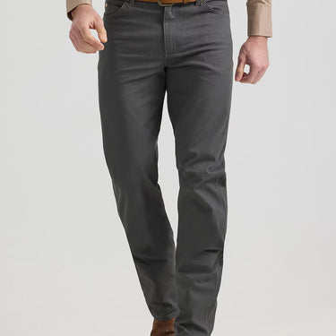 Wrangler Premium Performance Tough Comfort Cowboy Cut® Regular Fit Canvas Jean (Grey Pinstripe) Size 44x34