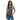 Wrangler Women's Retro Sleeveless Snap Stretch Western Shirt (Black/White) Size L
