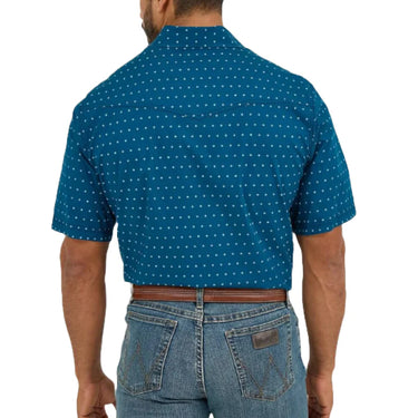 Wrangler Men's 20X Competition Advanced Comfort Snap Shirt (Turquoise) Size XL