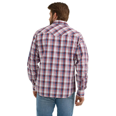 Wrangler Men's Retro Snap Shirt (Red Ombre) Size XL
