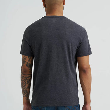 Wrangler Men's Steerhead Graphic T-Shirt (Caviar Heather) Size XL