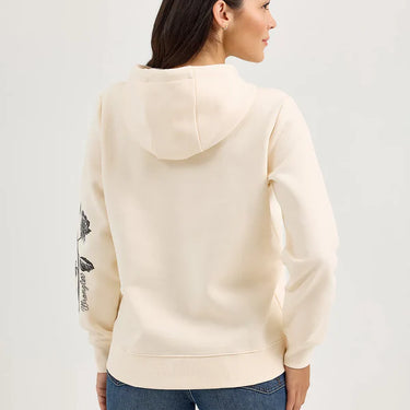 Wrangler Women's Western Graphic Hoodie (Pearl) Size M