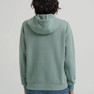 Wrangler Women's Western Graphic Hoodie (Chinois Green) Size M