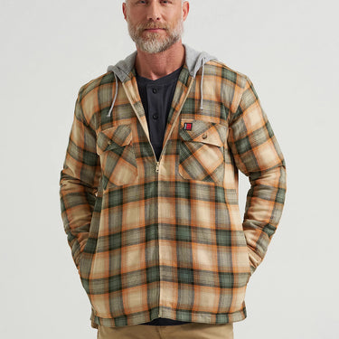 Wrangler® RIGGS Workwear® Hooded Flannel Work Jacket (Harvest) Size XL