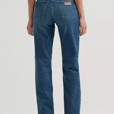 Wrangler Women's High Rise Skylar Relaxed Bootcut Riding Jean (Lena) Size 31x38