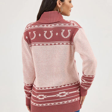 Wrangler Women's Retro Western Cardigan (Pink) Size M