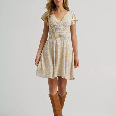 Wrangler Women's Wrangler Tiered Bodice Dress (Tan) Size M