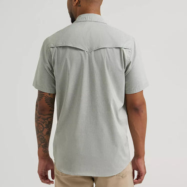 Wrangler All Terrain Gear Drover Short Sleeve Utility Shirt (Iceberg Green) Size L