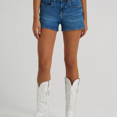 Wrangler Women's Retro® Mae Mid Rise Short (Saige) Size 30