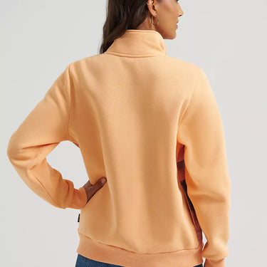 Wrangler Women's Wild West Pullover (Orange Horses) Size M