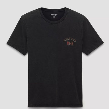 Wrangler Americana Legend Back Graphic T-Shirt (Washed Black) Size XL