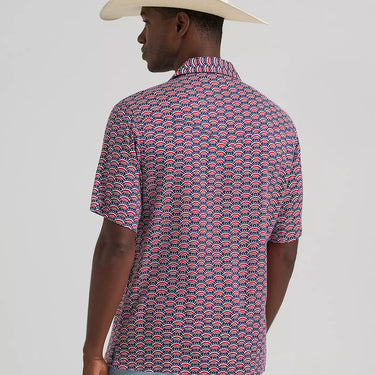Wrangler® Coconut Cowboy Camp Shirt (Bunting) Size XL