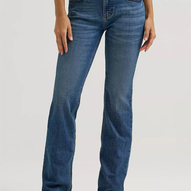 Wrangler Women's Retro® Mae Mid Rise Bootcut Jean (Marina) Size 27x32