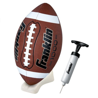 Franklin Sports Official-Grip-Rite Pump And Tee Football Set