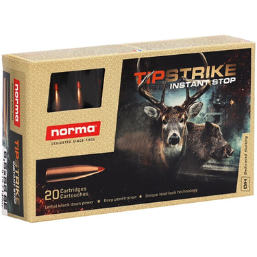 Norma Tipstrike 6.5x55mm Swedish Ammo 140 Grain Polymer Tip