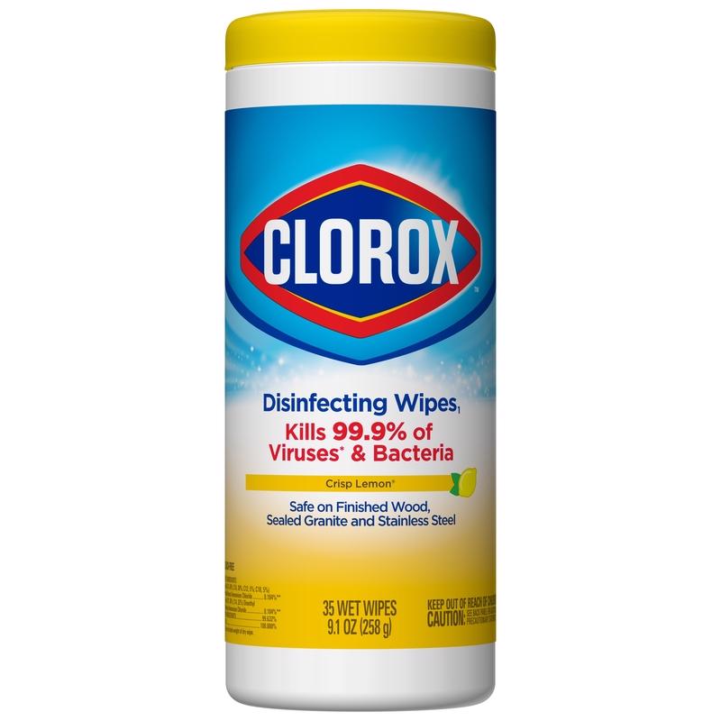 Load image into Gallery viewer, Clorox Lemon Scent Disinfecting Wipes 35 ct 1 pk
