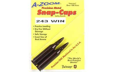 A-Zoom .243 Win Precision Snap Caps 2-Pack