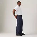 Levi's Men's 501 Original Shrink-to-Fit Regular Straight Leg Jeans (Indigo) Size 46X34