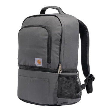 Carhartt Insulated 24 Can Two Compartment Cooler Backpack (Gravel)