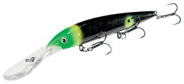 Rapala 4.75" Warrior UV Custom-Painted Deep Husky Jerk (Green Hornet)