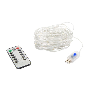 Stansport 30' LED Outdoor String Lights with Remote