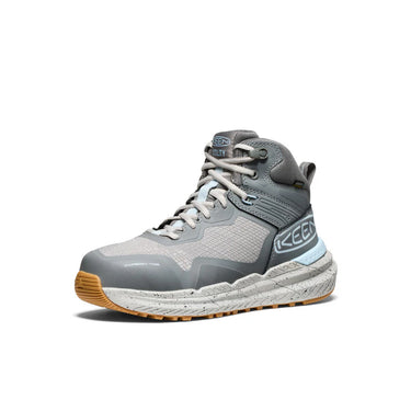Keen Women's Synchro Waterproof Work Boot (Carbon Toe) Steel Grey/Gum 8.5M