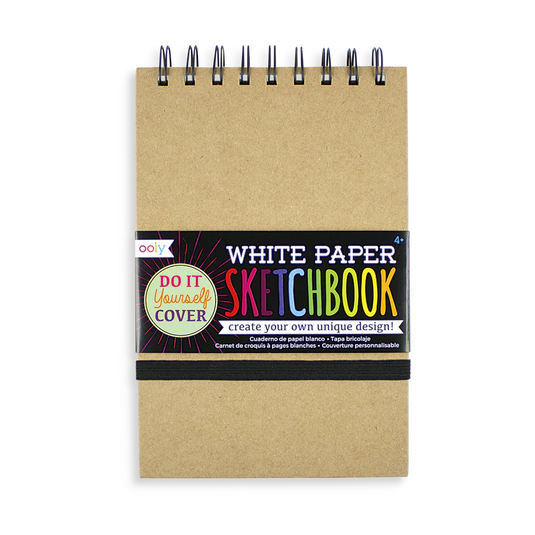 Ooly White DIY Cover Sketchbook - Small