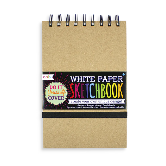 Ooly White DIY Cover Sketchbook - Large