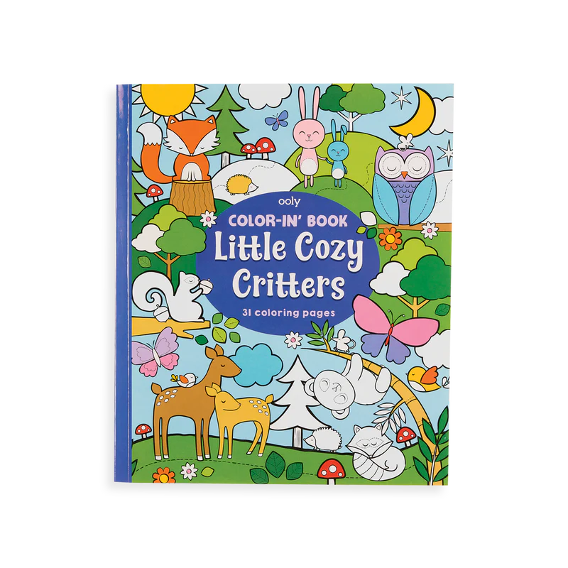 Load image into Gallery viewer, Ooly Little Cozy Critters Coloring Book
