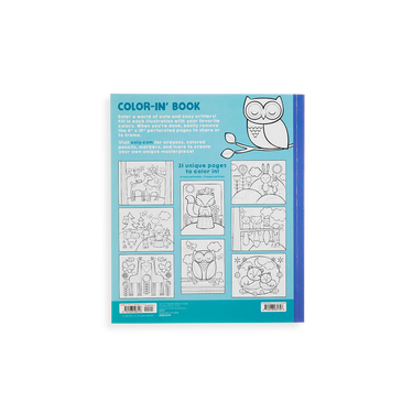 Ooly Little Cozy Critters Coloring Book