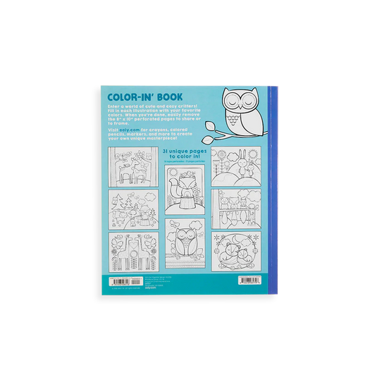 Ooly Little Cozy Critters Coloring Book