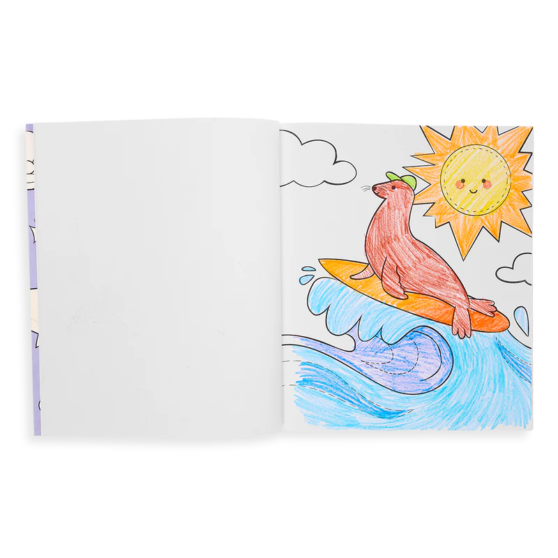 Load image into Gallery viewer, Ooly Outrageous Ocean Coloring Book
