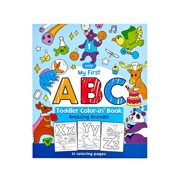 Ooly ABC: Amazing Animals Toddler Coloring Book