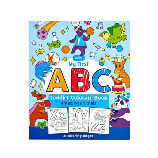 Ooly ABC: Amazing Animals Toddler Coloring Book