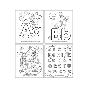 Ooly ABC: Amazing Animals Toddler Coloring Book