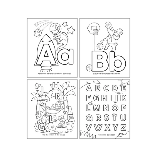 Ooly ABC: Amazing Animals Toddler Coloring Book