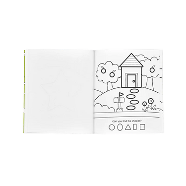 Ooly 123: Shapes + Numbers Toddler Coloring Book