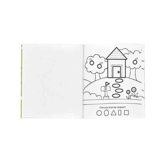 Ooly 123: Shapes + Numbers Toddler Coloring Book