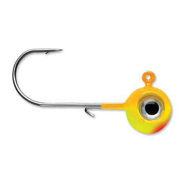 VMC 3/8oz Neon Moon Eye Jigheads (Chartreuse Orange)