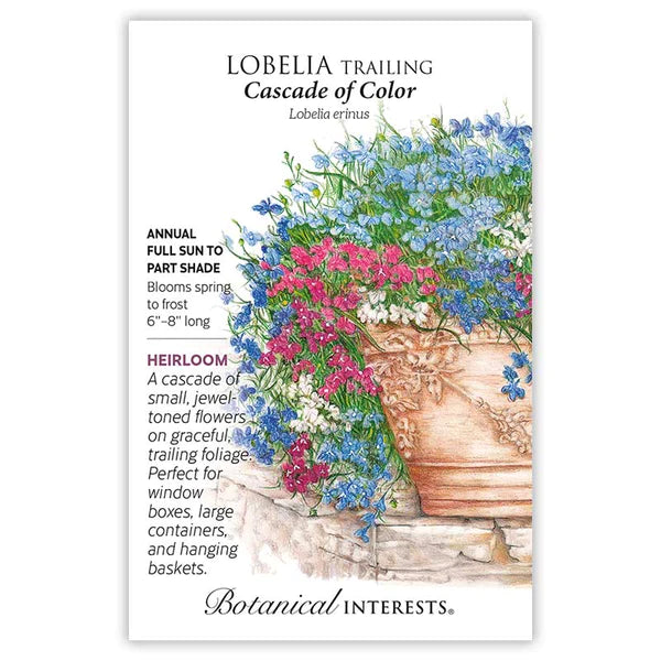 Load image into Gallery viewer, Cascade of Color Trailing Lobelia Seeds
