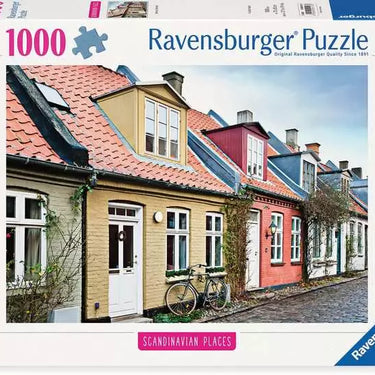 Ravensburger Puzzle Scandinavian Places - Houses in Aarhus, Denmark 1000pc