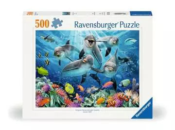 Dolphins in the Coral Reef - 500 Pieces