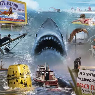 Jigsaw Puzzle Universal Vault Jaws - 1000 Pieces Puzzle