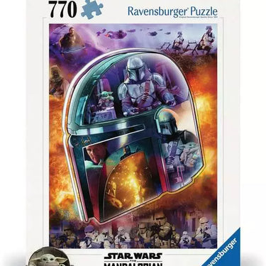Jigsaw Puzzle The Mandalorian Helmet - 759 Pieces Puzzle