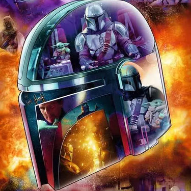 Jigsaw Puzzle The Mandalorian Helmet - 759 Pieces Puzzle