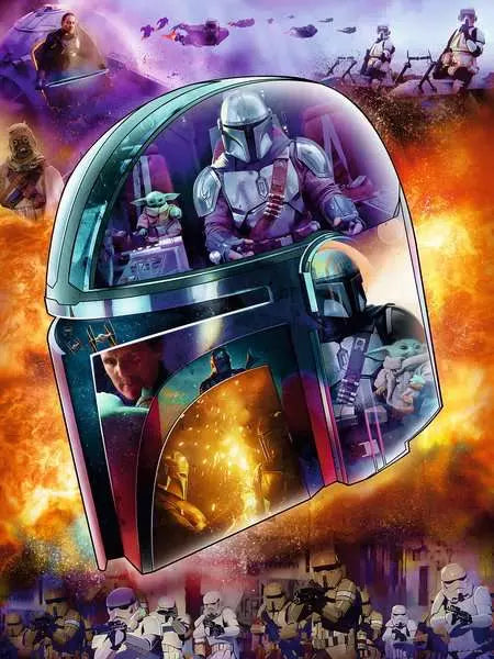 Jigsaw Puzzle The Mandalorian Helmet - 759 Pieces Puzzle