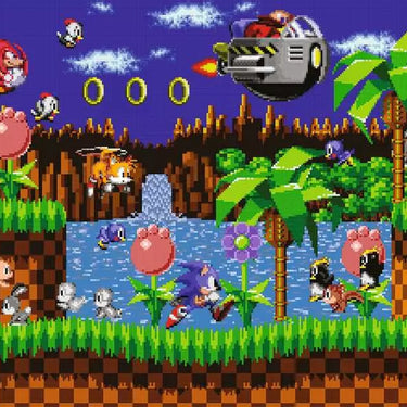 Jigsaw Puzzle Classic Sonic - 500 Pieces Puzzle